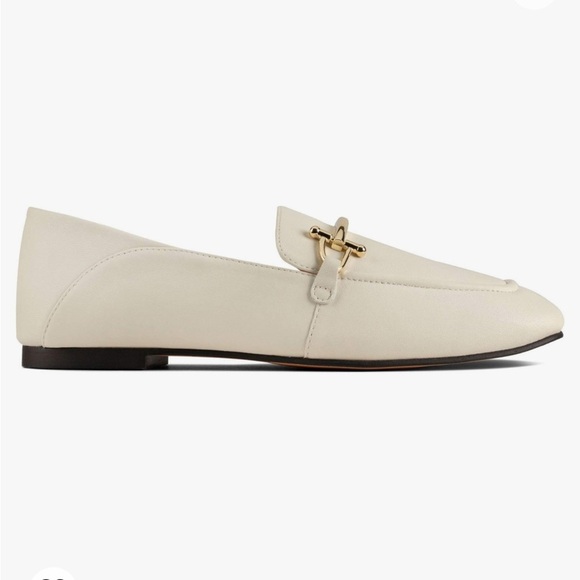 CLARKS Pure2 Genuine Leather Ivory Work Preppy Classic Loafers Mules Flats - Picture 2 of 9